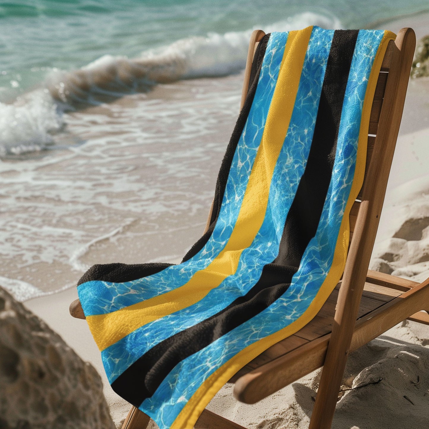 FERGIE'S Bahamian Culture Beach Towel
