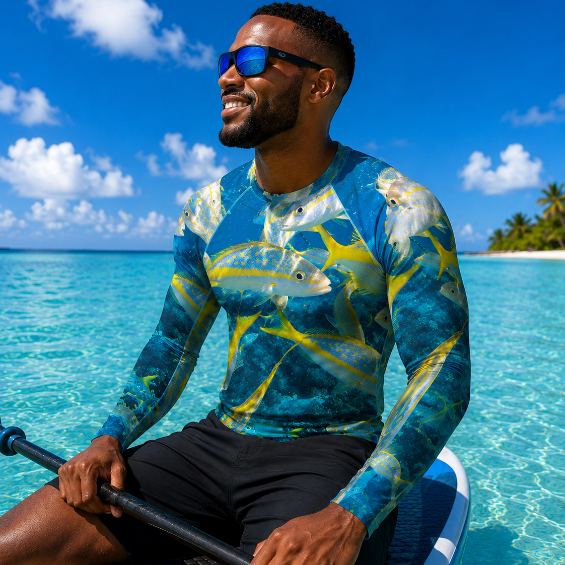 Men's Island Catch Performance Rash Guard