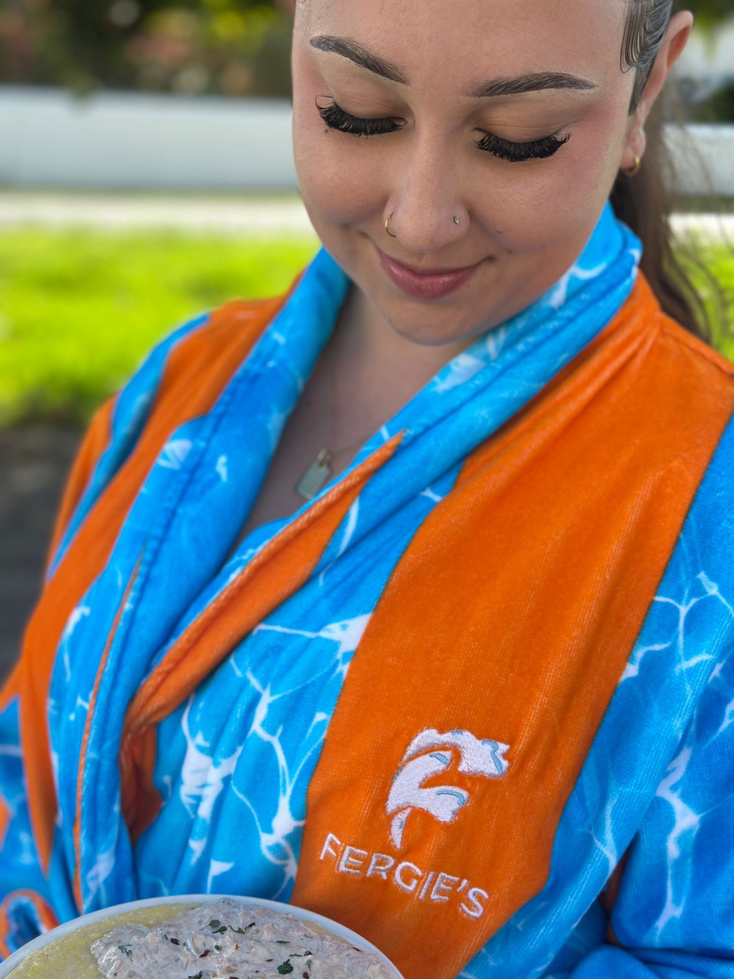 FERGIE’S Island Style Towel Robe