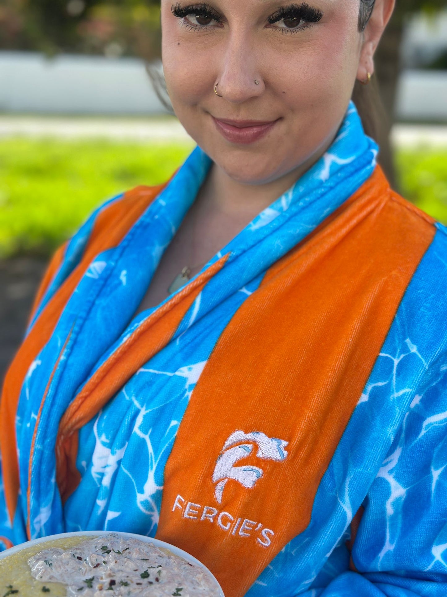 FERGIE’S Island Style Towel Robe