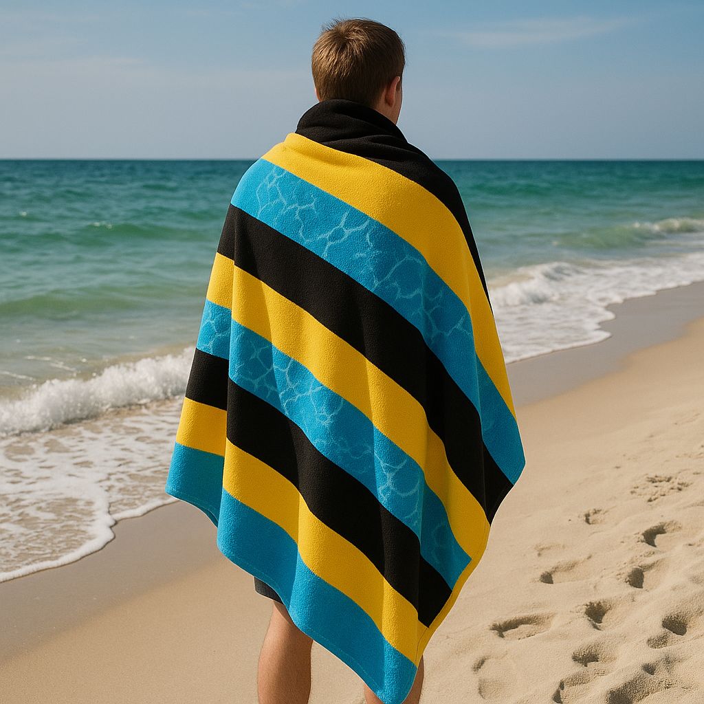FERGIE'S Bahamian Culture Beach Towel